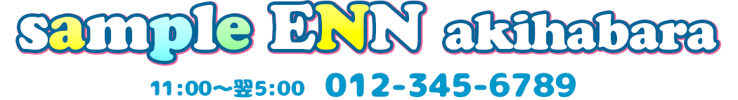 サンプルデリヘル「ENN」秋葉原店 | スタンダートデリヘル » システムページ